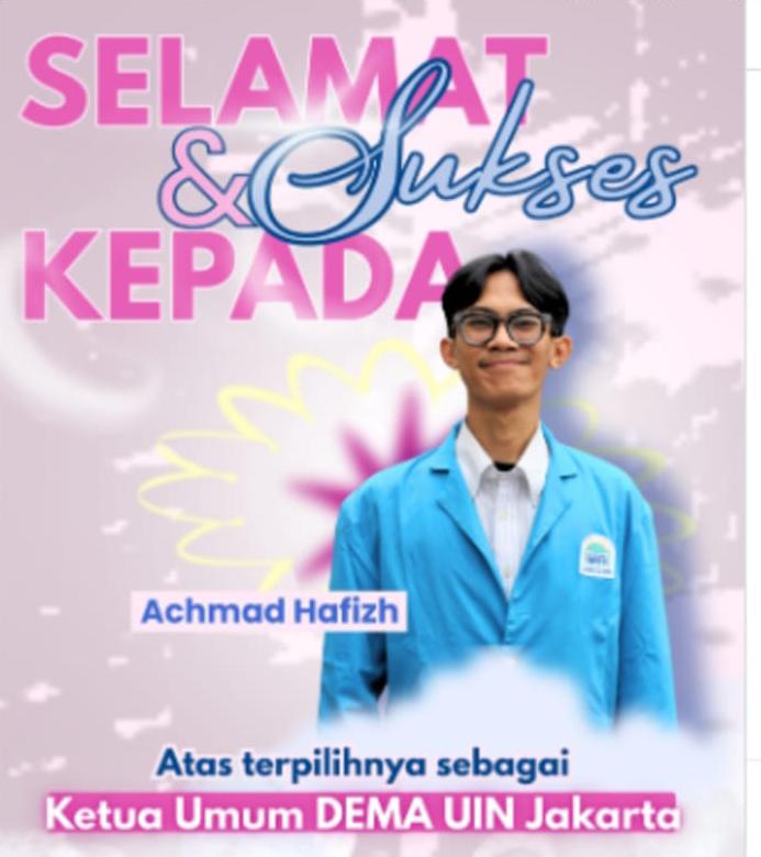 Ketum Dema Uin Jakarta Ahmad Hafiz